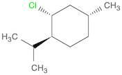 Cyclohexane, 2-chloro-4-methyl-1-(1-methylethyl)-, (1S,2R,4R)-