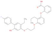 Benzoic acid, 2-[3-[3-[(5-ethyl-4'-fluoro-2-hydroxy[1,1'-biphenyl]-4-yl)oxy]propoxy]-2-propylphenoxy]-