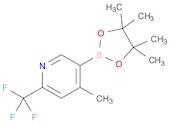Pyridine, 4-methyl-5-(4,4,5,5-tetramethyl-1,3,2-dioxaborolan-2-yl)-2-(trifluoromethyl)-