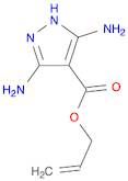 1H-Pyrazole-4-carboxylic acid, 3,5-diamino-, 2-propen-1-yl ester