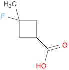 Cyclobutanecarboxylic acid, 3-fluoro-3-methyl-