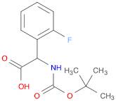 Benzeneacetic acid, α-[[(1,1-dimethylethoxy)carbonyl]amino]-2-fluoro-