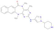 6H-Naphtho[2,3-e]pyrimido[5,4-b][1,4]diazepin-6-one, 5,13-dihydro-4,5,13-trimethyl-2-[[1-(4-piperidinyl)-1H-pyrazol-4-yl]amino]-