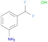 Benzenamine, 3-(difluoromethyl)-, hydrochloride (1:1)