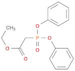 Acetic acid, 2-(diphenoxyphosphinyl)-, ethyl ester