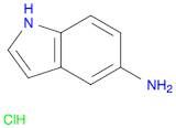 1H-Indol-5-amine, monohydrochloride (9CI)