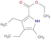 1H-Pyrrole-2-carboxylic acid, 3,4-diethyl-5-methyl-, ethyl ester