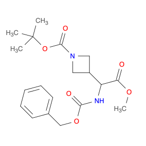 3-​Azetidineacetic acid, 1-​[(1,​1-​dimethylethoxy)​carbonyl]​-​α-​[[(phenylmethoxy)​carbonyl]​amino]​-​, methyl ester
