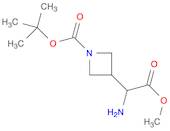 3-Azetidineacetic acid, α-amino-1-[(1,1-dimethylethoxy)carbonyl]-, methyl ester