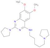 4-Quinazolinamine, 6,7-dimethoxy-2-(1-pyrrolidinyl)-N-[5-(1-pyrrolidinyl)pentyl]-
