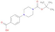 1-Piperazinecarboxylic acid, 4-(4-carboxyphenyl)-, 1-(1,1-dimethylethyl) ester