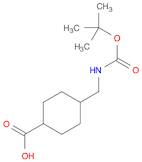 Cyclohexanecarboxylic acid, 4-[[[(1,1-dimethylethoxy)carbonyl]amino]methyl]-