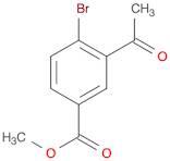 Benzoic acid, 3-acetyl-4-bromo-, methyl ester