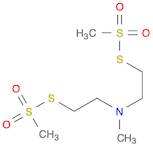 Methanesulfonic acid, thio-, S,S'-[(methylimino)diethylene] ester (8CI)