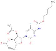 Cytidine, 5'-deoxy-5-fluoro-N-[(pentyloxy)carbonyl]-, 2',3'-diacetate