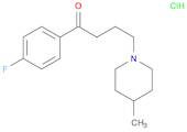 1-Butanone, 1-(4-fluorophenyl)-4-(4-methyl-1-piperidinyl)-, hydrochloride (1:1)