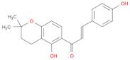 2-Propen-1-one, 1-(3,4-dihydro-5-hydroxy-2,2-dimethyl-2H-1-benzopyran-6-yl)-3-(4-hydroxyphenyl)-, (2E)-