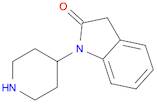 2H-Indol-2-one, 1,3-dihydro-1-(4-piperidinyl)-