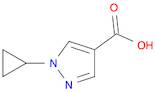1H-Pyrazole-4-carboxylic acid, 1-cyclopropyl-