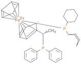 Ferrocene, 1-(dicyclohexylphosphino)-2-[(1S)-1-(diphenylphosphino)ethyl]-, (1S)-