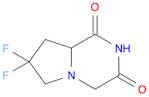 Pyrrolo[1,2-a]pyrazine-1,3(2H,4H)-dione, 7,7-difluorotetrahydro-