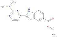 1H-Indole-5-carboxylic acid, 2-[2-(dimethylamino)-4-pyrimidinyl]-, ethyl ester