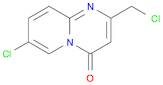 4H-Pyrido[1,2-a]pyrimidin-4-one, 7-chloro-2-(chloromethyl)-