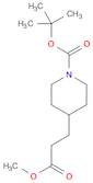 4-Piperidinepropanoic acid, 1-[(1,1-dimethylethoxy)carbonyl]-, methyl ester