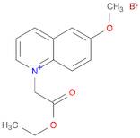 Quinolinium, 1-(2-ethoxy-2-oxoethyl)-6-methoxy-, bromide (1:1)