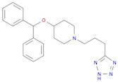Piperidine, 4-(diphenylmethoxy)-1-[3-(2H-tetrazol-5-yl)propyl]-