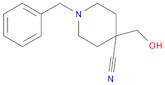 4-Piperidinecarbonitrile, 4-(hydroxymethyl)-1-(phenylmethyl)-