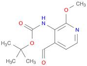 Carbamic acid, (4-formyl-2-methoxy-3-pyridinyl)-, 1,1-dimethylethyl ester (9CI)