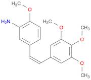 Benzenamine, 2-methoxy-5-[(1Z)-2-(3,4,5-trimethoxyphenyl)ethenyl]-