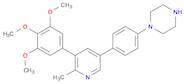 Piperazine, 1-[4-[6-methyl-5-(3,4,5-trimethoxyphenyl)-3-pyridinyl]phenyl]-
