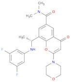 4H-1-Benzopyran-6-carboxamide, 8-[(1R)-1-[(3,5-difluorophenyl)amino]ethyl]-N,N-dimethyl-2-(4-morpholinyl)-4-oxo-