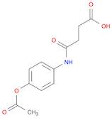 Butanoic acid, 4-[[4-(acetyloxy)phenyl]amino]-4-oxo-