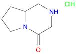Pyrrolo[1,2-a]pyrazin-4(1H)-one, hexahydro-, hydrochloride (1:1)