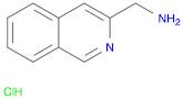 3-Isoquinolinemethanamine, hydrochloride (1:1)