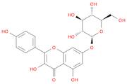 4H-1-Benzopyran-4-one, 7-(β-D-glucopyranosyloxy)-3,5-dihydroxy-2-(4-hydroxyphenyl)-