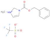 1H-Imidazolium, 1-methyl-3-[(phenylmethoxy)carbonyl]-, 1,1,1-trifluoromethanesulfonate (1:1)