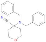 2H-Pyran-4-carbonitrile, 4-[bis(phenylmethyl)amino]tetrahydro-