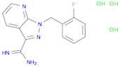 1H-Pyrazolo[3,4-b]pyridine-3-carboximidamide, 1-[(2-fluorophenyl)methyl]-, hydrochloride (1:3)