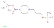 1-Piperazinecarboxylic acid, 4-[3-[(methylsulfonyl)oxy]propyl]-, 1,1-dimethylethyl ester, hydrochl…