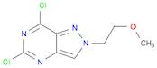 2H-Pyrazolo[4,3-d]pyrimidine, 5,7-dichloro-2-(2-methoxyethyl)-