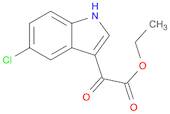 1H-Indole-3-acetic acid, 5-chloro-α-oxo-, ethyl ester