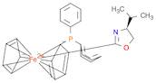 Ferrocene, 1-[(4S)-4,5-dihydro-4-(1-methylethyl)-2-oxazolyl]-2-(diphenylphosphino)-, (2S)-