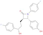 2-Azetidinone, 1-(4-fluorophenyl)-3-[(3S)-3-(4-fluorophenyl)-3-hydroxypropyl]-4-(4-hydroxyphenyl)-, (3R,4S)-