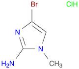 1H-Imidazol-2-amine, 4-bromo-1-methyl-, hydrochloride (1:1)