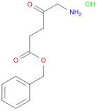 Pentanoic acid, 5-amino-4-oxo-, phenylmethyl ester, hydrochloride (1:1)