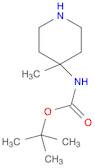 Carbamic acid, N-(4-methyl-4-piperidinyl)-, 1,1-dimethylethyl ester